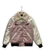 COACHコーチ）の古着「スタジャン」｜ピンク