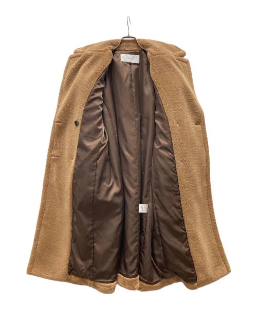 LE CIEL BLEU（ルシェルブルー）LE CIEL BLEU (ルシェルブルー) シアリングボアフリース ブラウン サイズ:36の古着・服飾アイテム