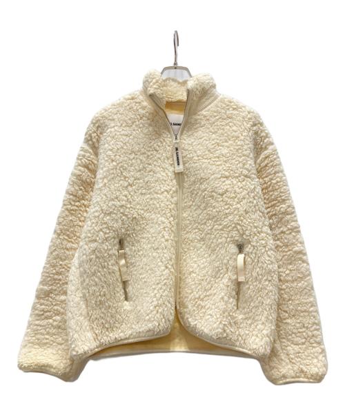 JIL SANDER+（ジルサンダープラス）JIL SANDER+ (ジルサンダープラス) Teddy Knit Jacket ベージュ サイズ:Sの古着・服飾アイテム