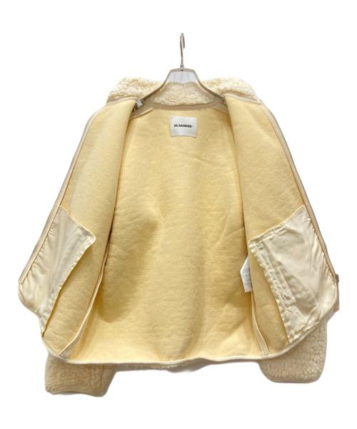 JIL SANDER+（ジルサンダープラス）JIL SANDER+ (ジルサンダープラス) Teddy Knit Jacket ベージュ サイズ:Sの古着・服飾アイテム