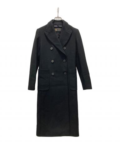 中古・古着通販】ZARA (ザラ) コート ブラック サイズ:XS｜ブランド