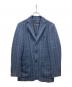 UNITED ARROWS TOKYO（ユナイテッドアローズトウキョウ）の古着「サキソニー チェック 段返3Bテーラードジャケット」｜ネイビー