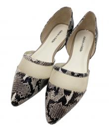 Odette e Odile（オデットエオディール）の古着「セパレートパンプス」｜ホワイト