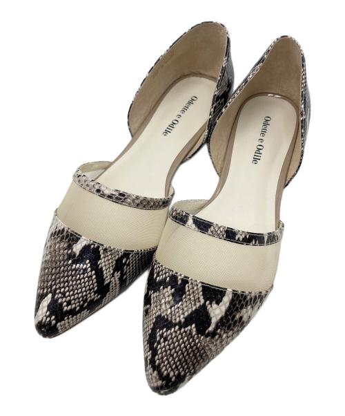 Odette e Odile（オデットエオディール）Odette e Odile (オデットエオディール) セパレートパンプス ホワイト サイズ:24 1/2の古着・服飾アイテム