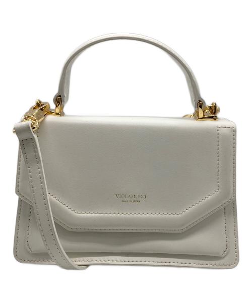 VIOLAd'ORO（ヴィオラドーロ）VIOLAd'ORO (ヴィオラドーロ) ショルダーバッグ ホワイトの古着・服飾アイテム