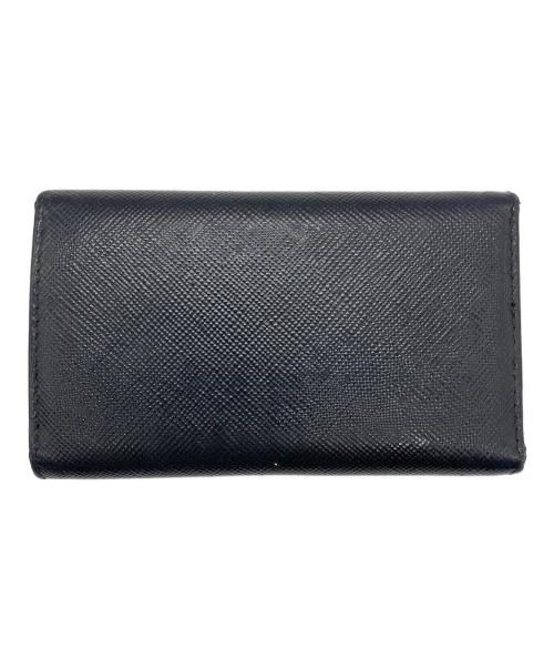 PRADA（プラダ）PRADA (プラダ) 5連サフィアーノキーケース ブラックの古着・服飾アイテム