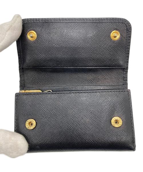 PRADA（プラダ）PRADA (プラダ) 5連サフィアーノキーケース ブラックの古着・服飾アイテム