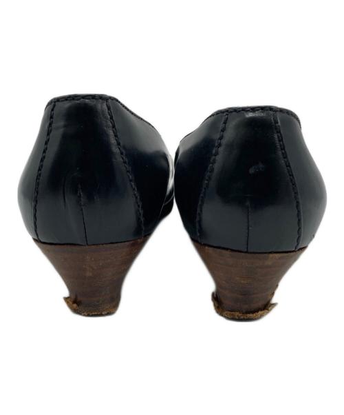 GUCCI（グッチ）GUCCI (グッチ) スクエアトゥパンプス ブラック サイズ:36　1/2の古着・服飾アイテム