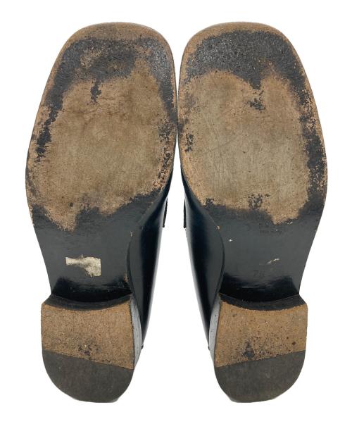 GUCCI（グッチ）GUCCI (グッチ) スクエアトゥビットローファー ブラック サイズ:７Bの古着・服飾アイテム