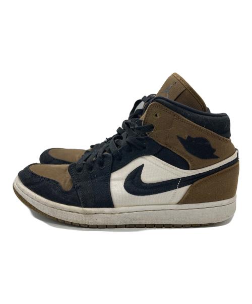 NIKE（ナイキ）NIKE (ナイキ) WMNS AIR JORDAN 1 MID SE カーキ サイズ:28の古着・服飾アイテム