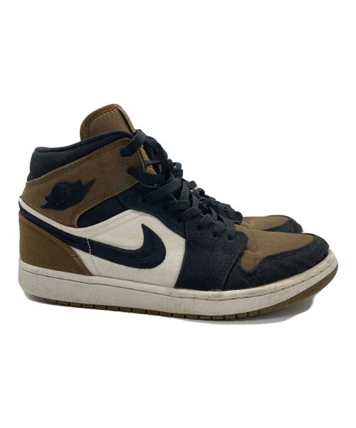 NIKE（ナイキ）NIKE (ナイキ) WMNS AIR JORDAN 1 MID SE カーキ サイズ:28の古着・服飾アイテム