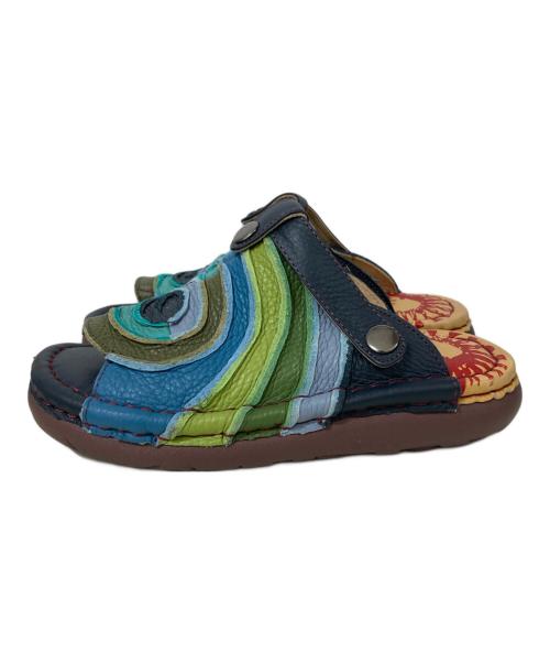 estacion（エスタシオ）ESTACION (エスタシオ) サンダル マルチカラー サイズ:Sの古着・服飾アイテム