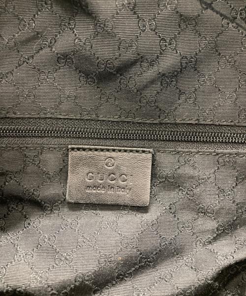 GUCCI（グッチ）GUCCI (グッチ) サイドタッセル トートバッグ ブラックの古着・服飾アイテム