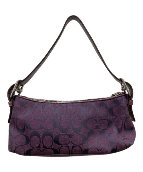 COACH（コーチ）COACH (コーチ) アクセサリーポーチ パープルの古着・服飾アイテム