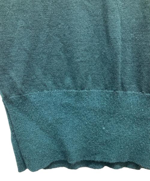 maison kitsune（メゾンキツネ）MAISON KITSUNE (メゾンキツネ) ニット グリーン サイズ:Sの古着・服飾アイテム