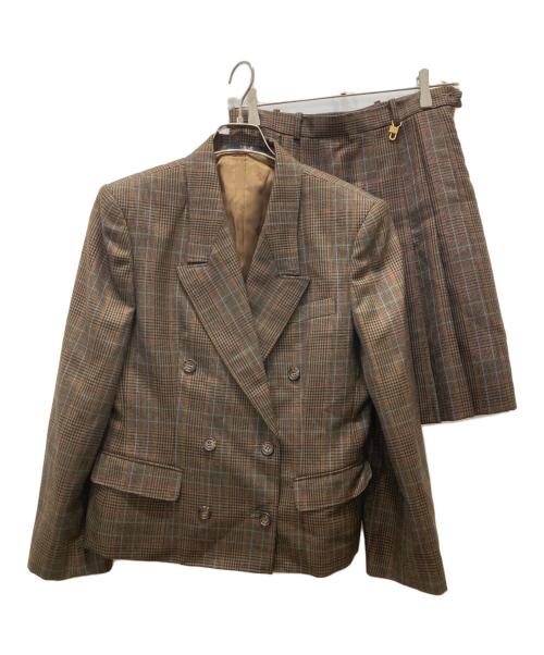 DAKS（ダックス）DAKS (ダックス) セットアップ ブラウン サイズ:Lの古着・服飾アイテム