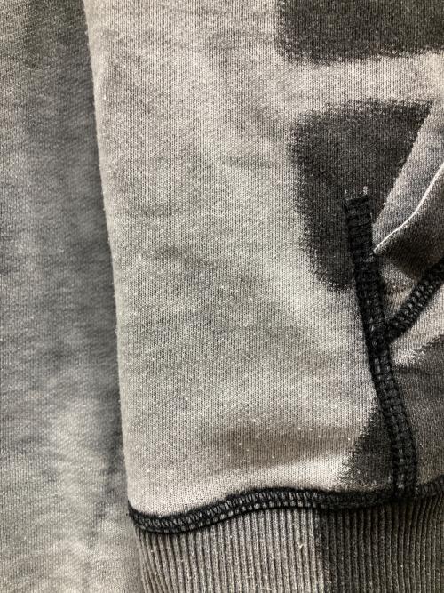 DIESEL（ディーゼル）DIESEL (ディーゼル) ロゴプリントパーカー/S-GINN-HOOD-ZIP-L1 グレー サイズ:Lの古着・服飾アイテム