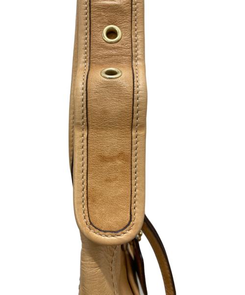 COACH（コーチ）COACH (コーチ) レザーワンショルダーバッグ ベージュの古着・服飾アイテム