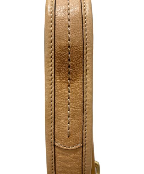 COACH（コーチ）COACH (コーチ) レザーワンショルダーバッグ ベージュの古着・服飾アイテム