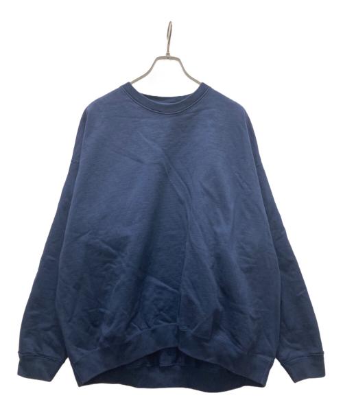 MARKAWARE（マーカウェア）MARKAWARE (マーカウェア) HUGE SWEAT SHIRT ネイビー サイズ:1の古着・服飾アイテム