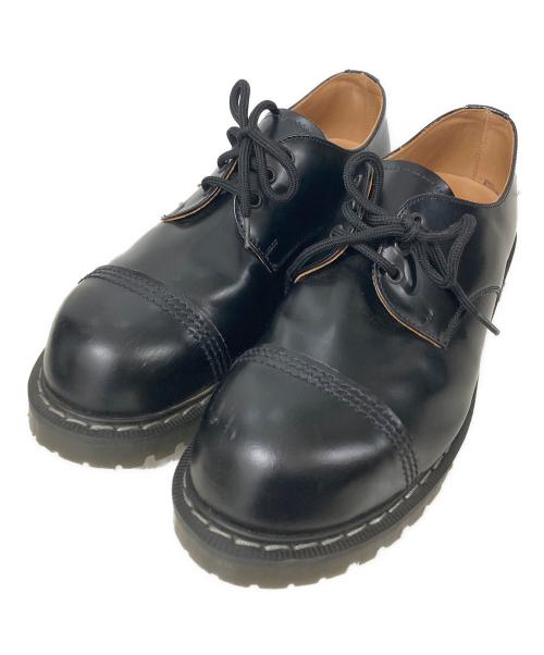 SOLOVAIR（ソロヴェアー）SOLOVAIR (ソロヴェアー) スチールトゥシューズ/3 Eye Gibson Shoe ブラック サイズ:9の古着・服飾アイテム