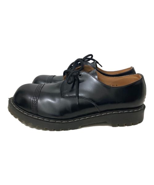 SOLOVAIR（ソロヴェアー）SOLOVAIR (ソロヴェアー) スチールトゥシューズ/3 Eye Gibson Shoe ブラック サイズ:9の古着・服飾アイテム