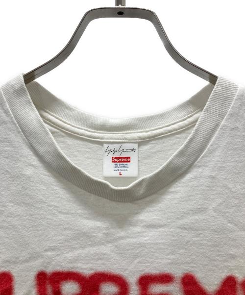 SUPREME（シュプリーム）Supreme (シュプリーム) YOHJI YAMAMOTO (ヨウジヤマモト) Logo Tee ホワイト サイズ:Lの古着・服飾アイテム