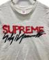 Supreme (シュプリーム) YOHJI YAMAMOTO (ヨウジヤマモト) Logo Tee ホワイト サイズ:L：7000円