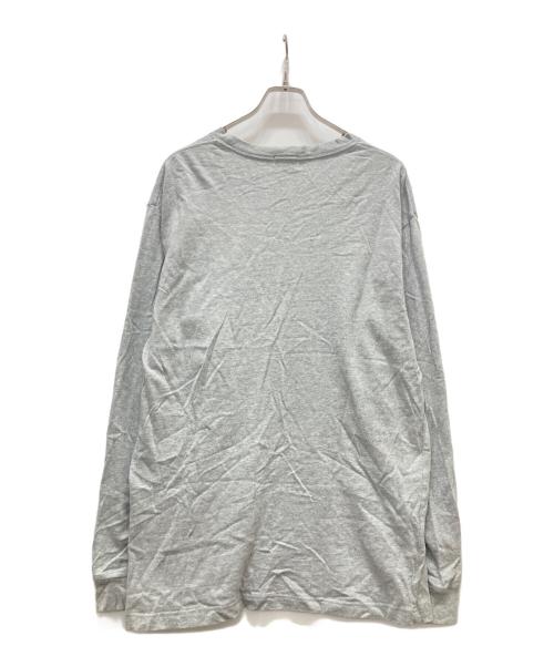 KITH（キス）KITH (キス) クラシックBOXロゴ ロングスリーブTシャツ グレー サイズ:XLの古着・服飾アイテム