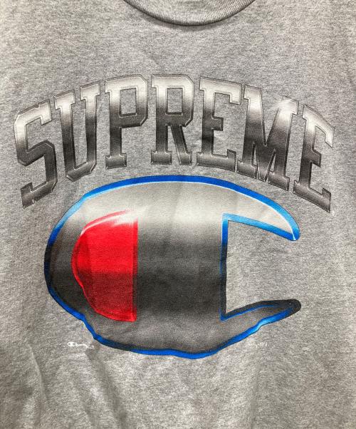 SUPREME（シュプリーム）Supreme (シュプリーム) Champion (チャンピオン) 19SS Chrome S/S Top グレー サイズ:XLの古着・服飾アイテム