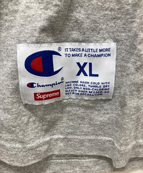 SUPREME（シュプリーム）Supreme (シュプリーム) Champion (チャンピオン) 19SS Chrome S/S Top グレー サイズ:XLの古着・服飾アイテム