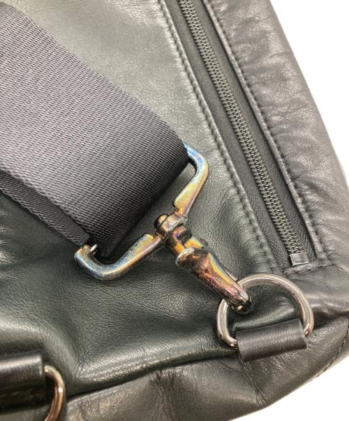 KATSUYUKI KODAMA（カツユキ コダマ）KATSUYUKI KODAMA (カツユキ コダマ) レザーボディーバッグ ブラックの古着・服飾アイテム