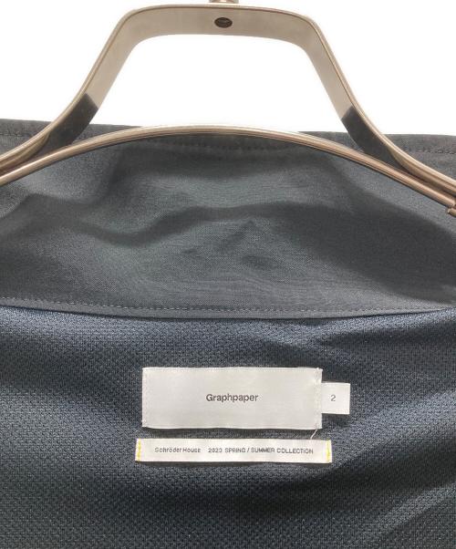 Graphpaper（グラフペーパー）Graphpaper (グラフペーパー) Semi-Dull Poplin Stand Collar Blouson ブラック サイズ:2の古着・服飾アイテム