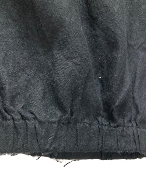 COMOLI（コモリ）COMOLI (コモリ) シルクネル ドローストリングパンツ ブラック サイズ:3の古着・服飾アイテム