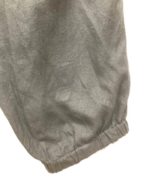 COMOLI（コモリ）COMOLI (コモリ) シルクネル ドローストリングパンツ ブラック サイズ:3の古着・服飾アイテム