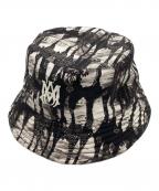 AMIRIアミリ）の古着「バンダナリバーシブルバケットハット」｜ブラック