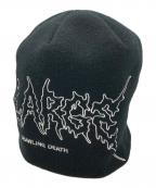 X-LARGE×crawling deathエクストララージ×クローリングデス）の古着「ニット帽」｜ブラック