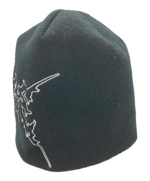 X-LARGE（エクストララージ）X-LARGE (エクストララージ) Crawling Death (クローリングデス) ニット帽 ブラックの古着・服飾アイテム