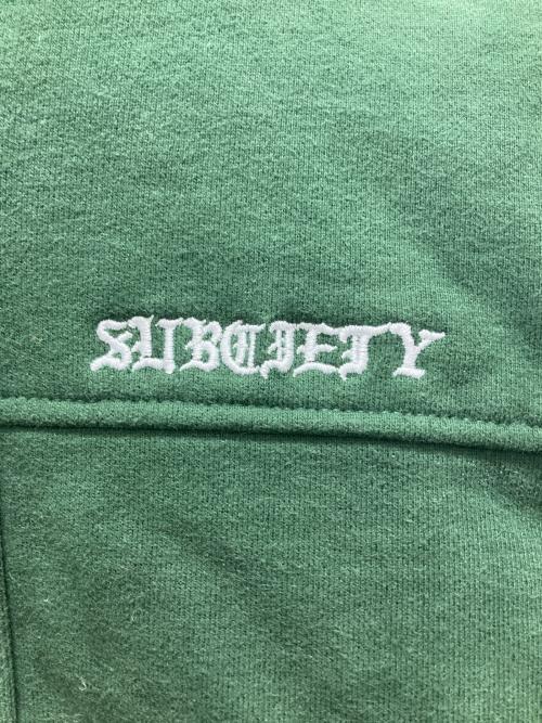 SUBCIETY（サブサエティ）SUBCIETY (サブサエティ) スウェット グリーン サイズ:Sの古着・服飾アイテム