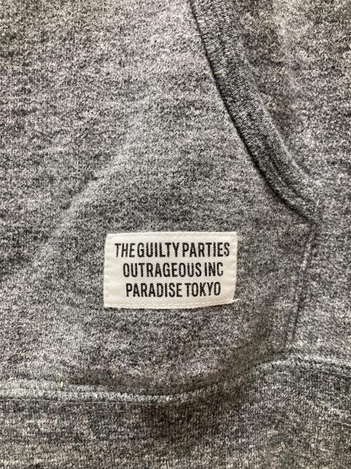 WACKO MARIA（ワコマリア）WACKO MARIA (ワコマリア) バックマリアプリント ジップパーカー グレー サイズ:Lの古着・服飾アイテム