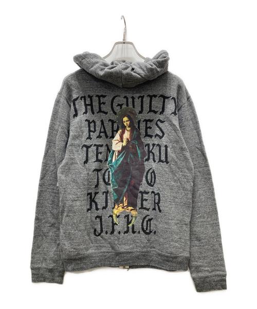 WACKO MARIA（ワコマリア）WACKO MARIA (ワコマリア) バックマリアプリント ジップパーカー グレー サイズ:Lの古着・服飾アイテム