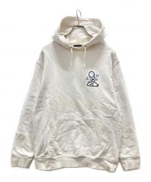 X-LARGE×LONDON POLICE（エクストララージ）の古着「プリントパーカー」｜ホワイト