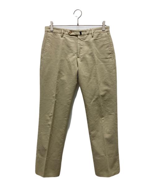 INCOTEX（インコテックス）INCOTEX (インコテックス) DOESKIN スリムフィット スラックス ブラウン サイズ:46の古着・服飾アイテム