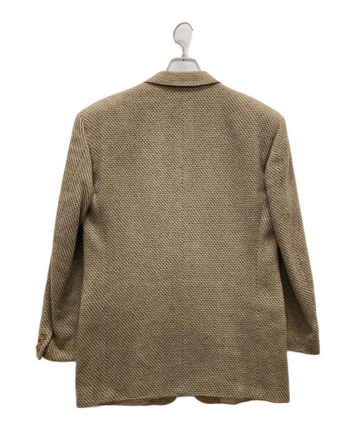 GIORGIO ARMANI（ジョルジョアルマーニ）GIORGIO ARMANI (ジョルジョアルマーニ) 2Bジャケット ブラウン サイズ:50の古着・服飾アイテム
