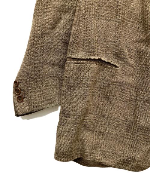 GIORGIO ARMANI（ジョルジョアルマーニ）GIORGIO ARMANI (ジョルジョアルマーニ) テーラードジャケット ブラウン サイズ:50の古着・服飾アイテム