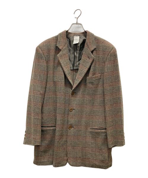 GIORGIO ARMANI（ジョルジョアルマーニ）GIORGIO ARMANI (ジョルジョアルマーニ) 3Bジャケット ブラウン サイズ:50の古着・服飾アイテム