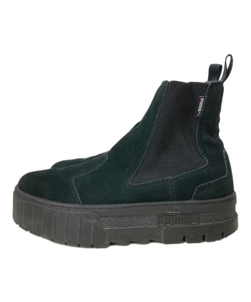 PUMA（プーマ）PUMA (プーマ) MAYZE CHELSEA SUEDE ブラック サイズ:24.5の古着・服飾アイテム