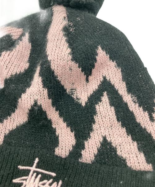 stussy（ステューシー）stussy (ステューシー) ニット帽 ブラックの古着・服飾アイテム