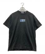 KITHキス）の古着「ボックスロゴTシャツ」｜ブラック