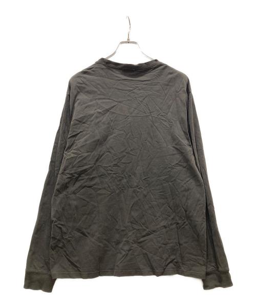 KITH（キス）KITH (キス) ボックスロゴロングスリーブカットソー/Flame Box Logo L/S Tee グレー サイズ:Lの古着・服飾アイテム